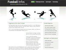 Tablet Screenshot of fussball-infos.net